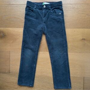 Mini Boden Boys/Kids 6Y/116 Straight Leg  Navy Blue Cotton Corduroy Pants - EUC